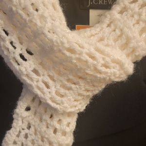 Crocheted handmade scarf